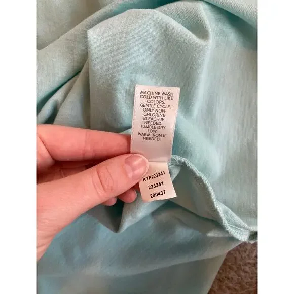 J Jill Tank Top Large Embroidered V-Neck Sleeveless Blouse Stretch Gold Beach - Picture 7 of 13